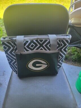 Green Bay Packers Green Geometric Cooler Tote